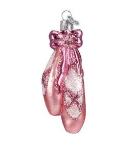 MH Ornament - Blown Glass - Ballet Toe Shoes