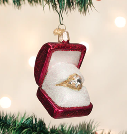 MH Ornament - Blown Glass - Ring In Box