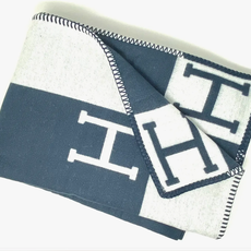 Blanket - H Inspired - Faux Cashmere - Navy