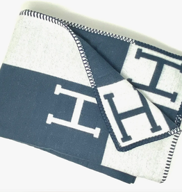 Blanket - H Inspired - Faux Cashmere - Navy