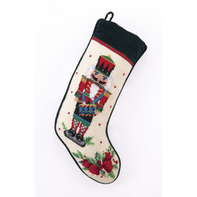MH Stocking - Needlepoint - Nutcracker - Melody Drum