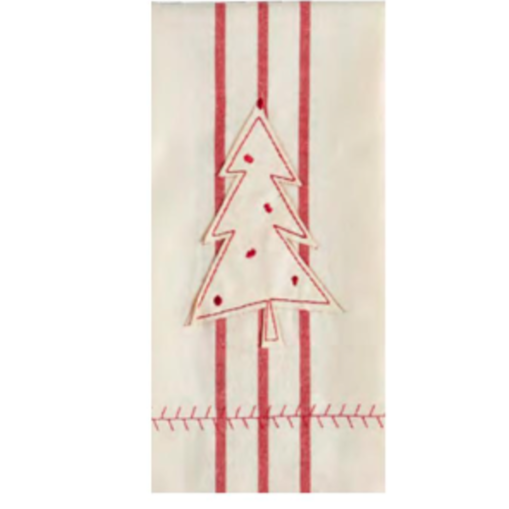 Hand Towel -  Tree Embroidered