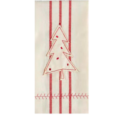 Hand Towel -  Tree Embroidered