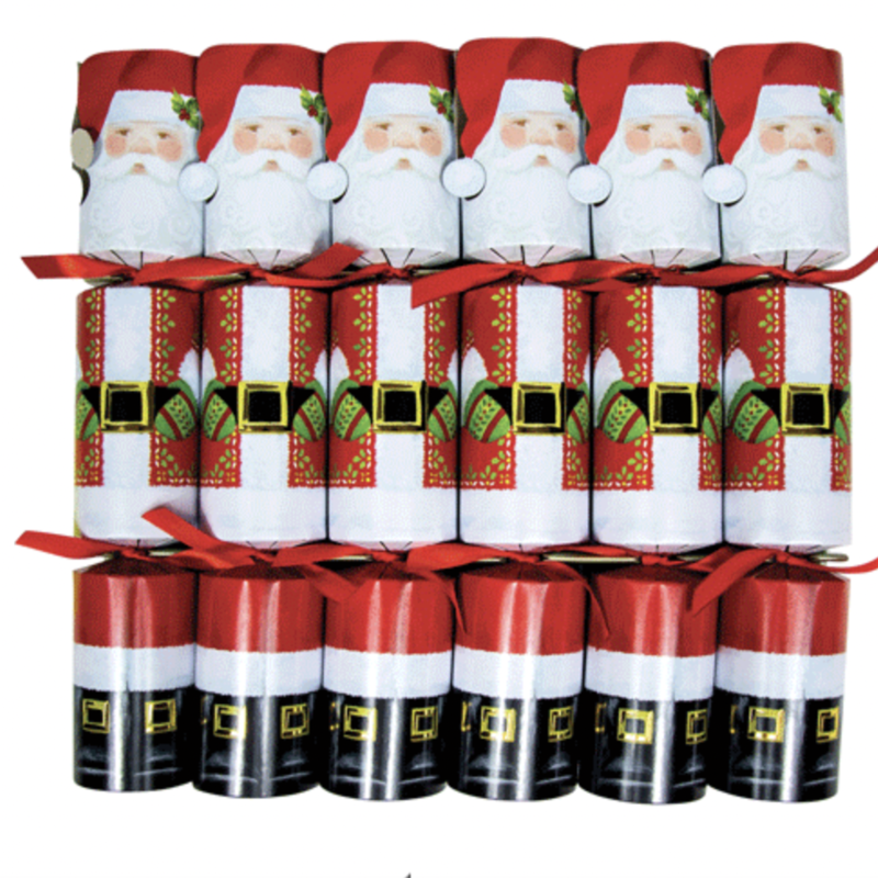 Christmas Crackers - Santa Claus - 12" - S/6