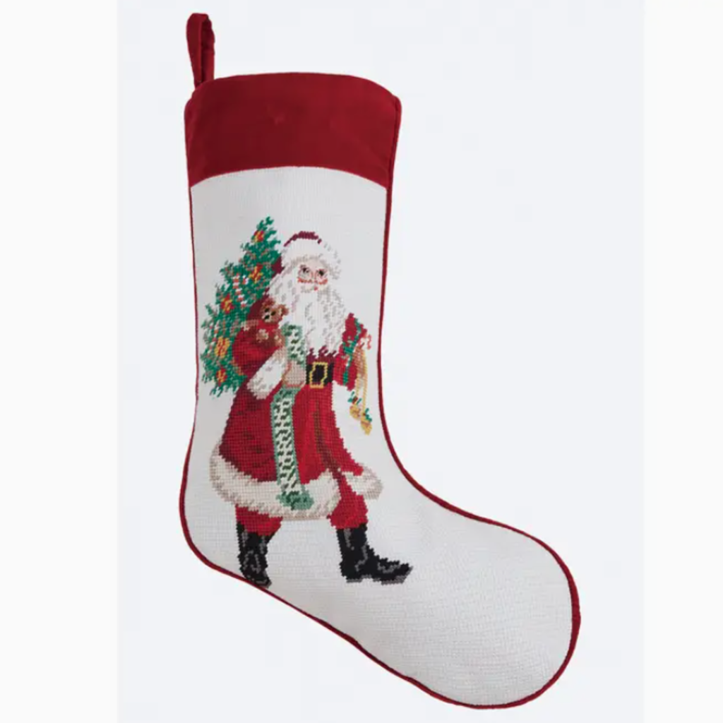 Stocking - Needlepoint - Jingle Claus