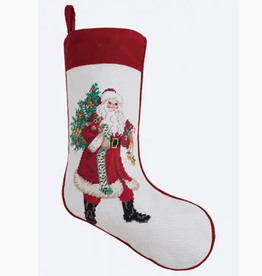 Stocking - Needlepoint - Jingle Claus