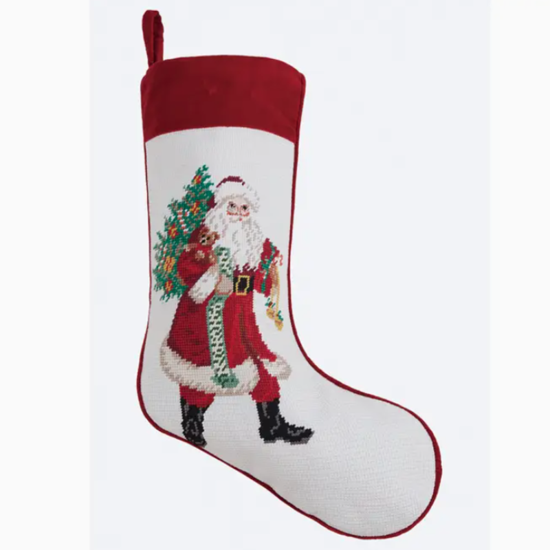 Stocking - Needlepoint - Jingle Claus