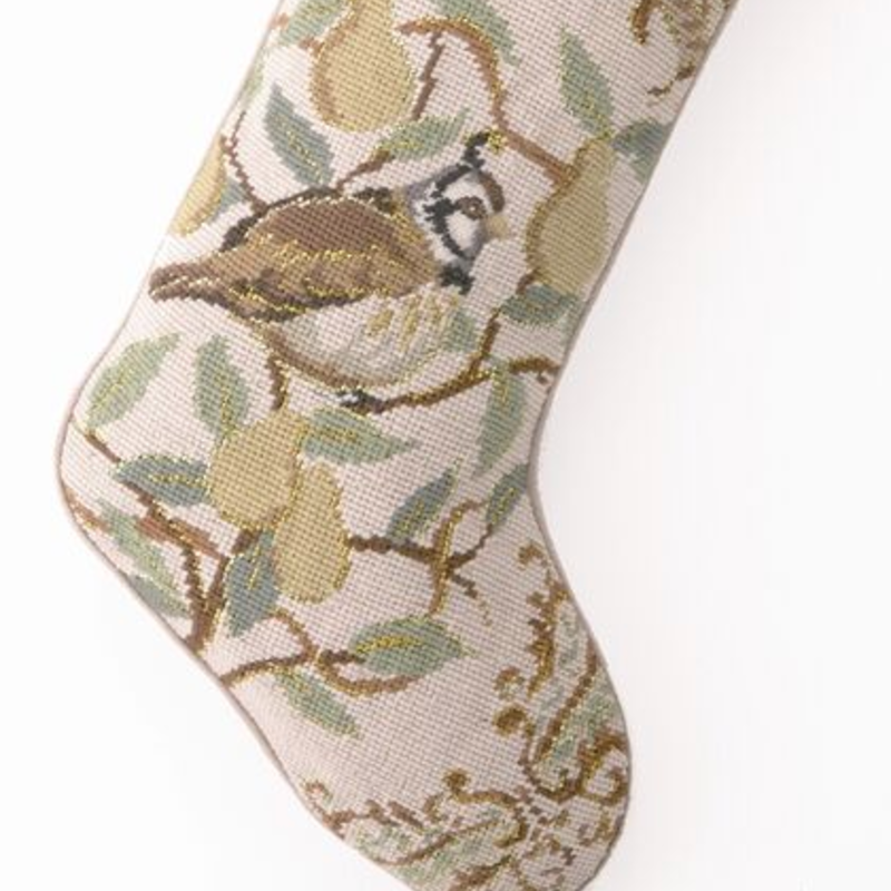 MH Stocking - Needlepoint - Christmas Bird