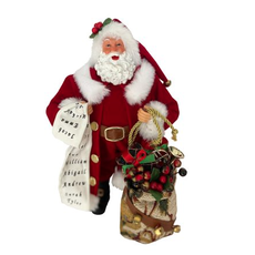 Santa -  Checking His List Claus - 12"
