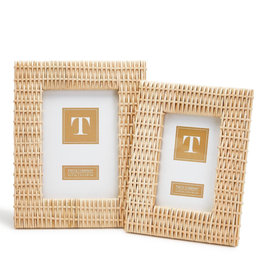 Frame - Criss Cross Weave - Rattan - Natural -  5x7"