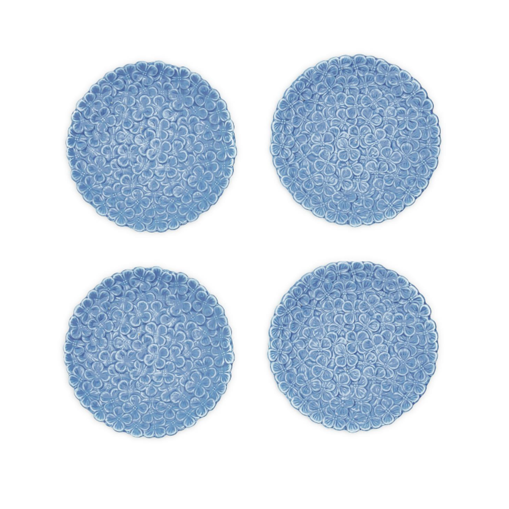 Tidbit Dish - Hydrangea - 6 1/2" Dia - S/4