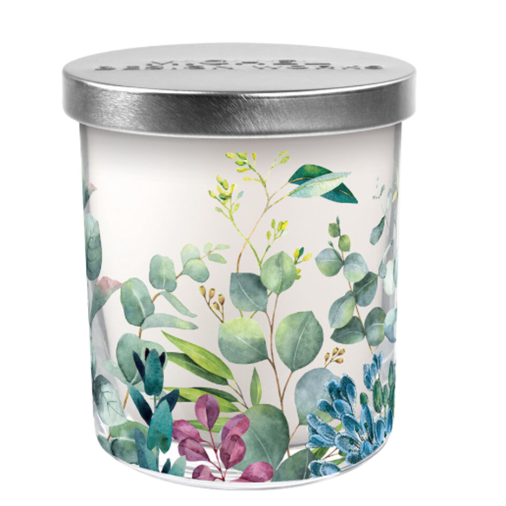 Eucalyptus & Mint Candle - Soy - Glass Jar with Lid - 6.5 oz.