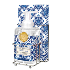 Indigo Seas - Foaming Soap & Napkin Set/Holder