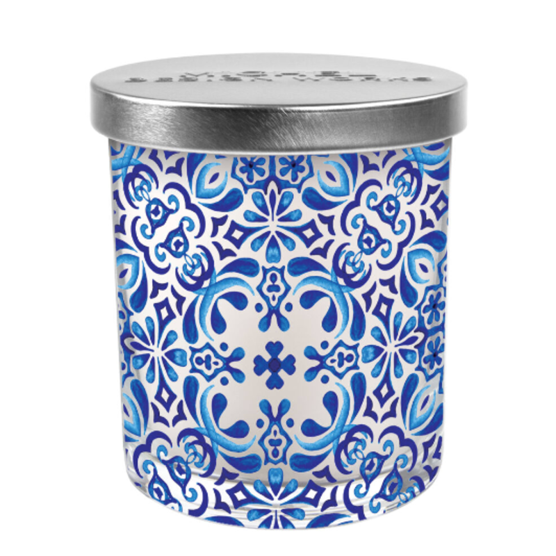 Indigo Seas Candle - Soy - Glass Jar with Lid -6.5 oz.