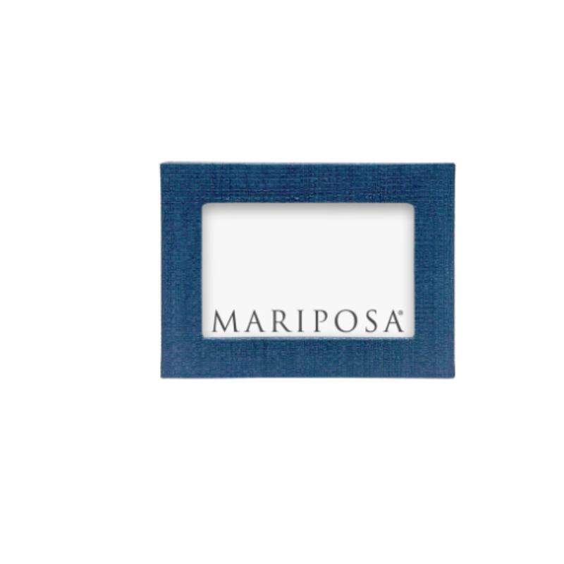 Frame - Faux Grasscloth -  Indigo - 4x6"
