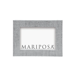 Frame - Faux Grasscloth -  Pale Gray - 4x6"