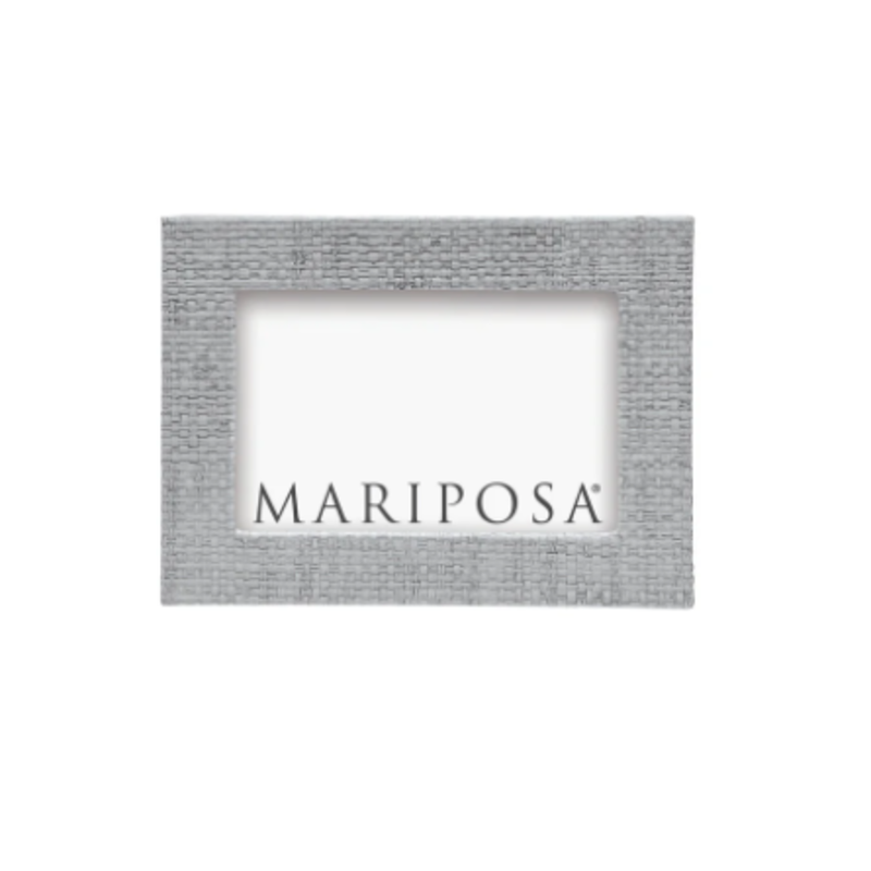Frame - Faux Grasscloth -  Pale Gray - 4x6"
