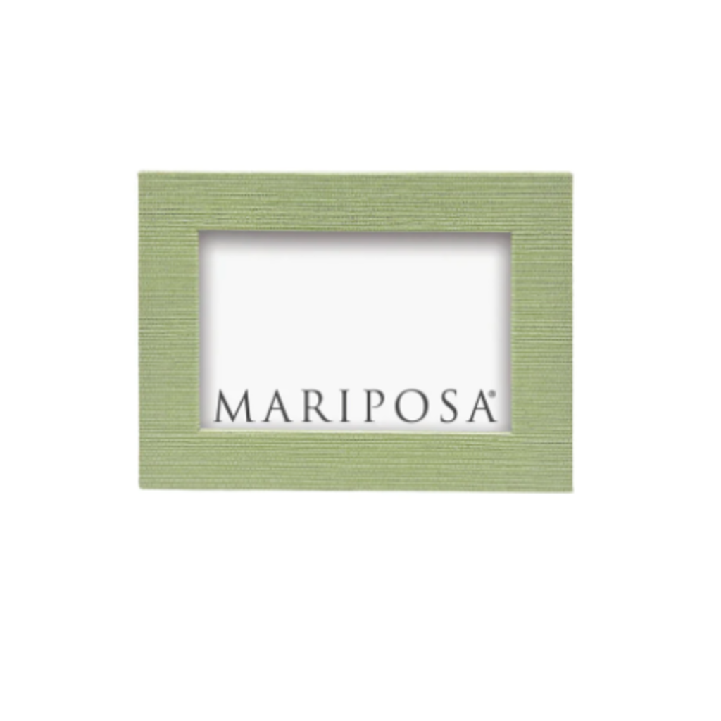 Frame - Faux Grasscloth -  Palma Green - 4x6"