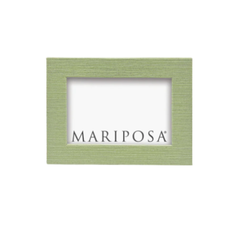 Frame - Faux Grasscloth -  Palma Green - 4x6"