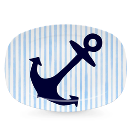 Platter - Melamine -  Anchored - 14"L x 10"W x 0.75"H