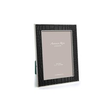 MH Frame - Faux Croc - Black -  4x6 - DISCONT'D