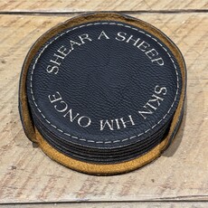 4" Personalized Coaster Set -