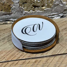 4" Personalized Coaster Set -