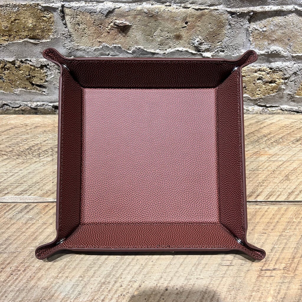 Personalized Leatherette Folding Tray - Snaps - 6x6