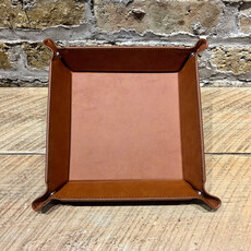 Personalized Leatherette Folding Tray - Snaps - 6x6