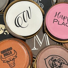 4" Personalized Coaster Set -