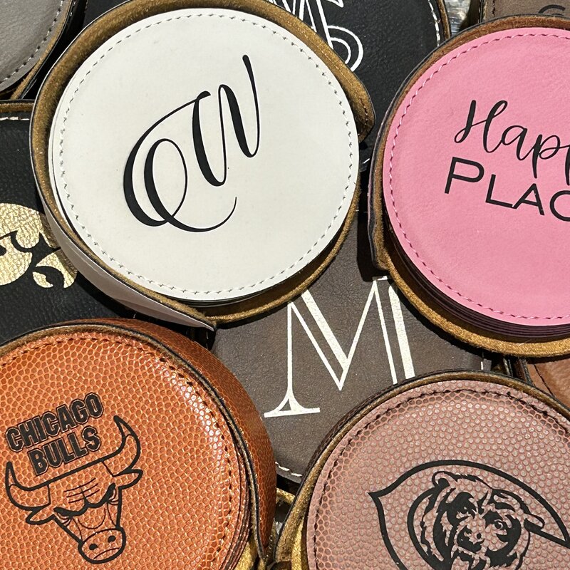 4" Personalized Coaster Set -