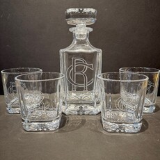Personalized Decanter - Square 750ml - 4 glasses/11oz - Gift Box