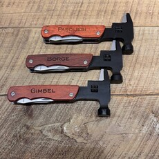 Personalized Hammer - Multi-Tool - Wood Handle