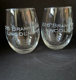 Personalized Glass - Stemless Wine - 21 oz.