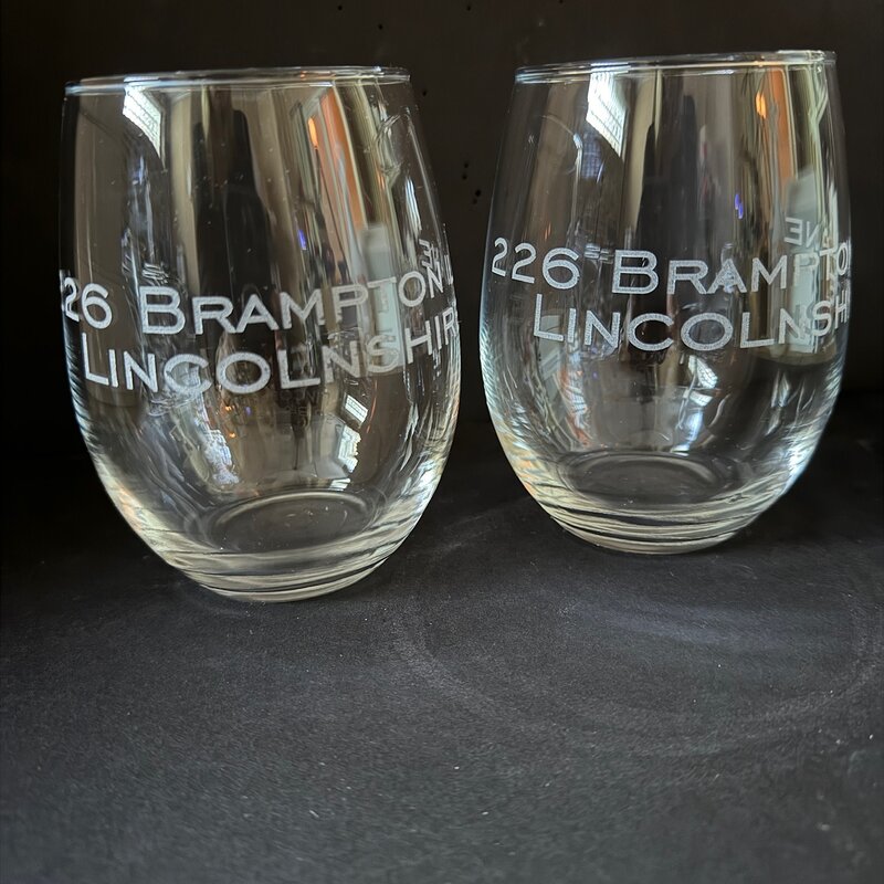 Personalized Glass - Stemless Wine - 21 oz.