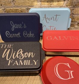 Personalized Cake Pan - Laser Engraved - More Colors