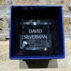 Personalized Crystal 2" Cube - Corner