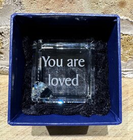 Personalized Crystal 2" Cube - Corner