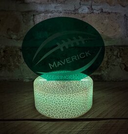 Personalized Nightlight - LED Crackle Base