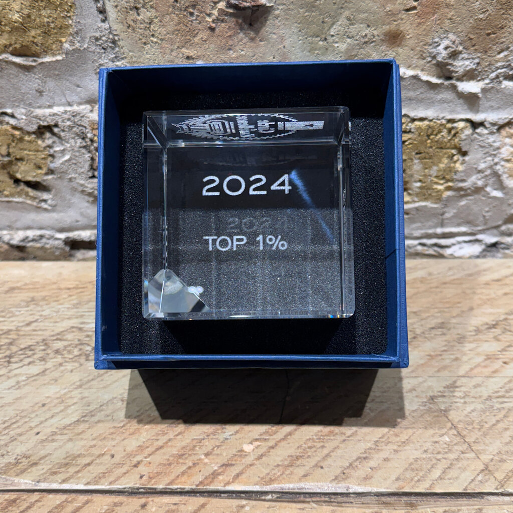 Personalized Crystal 3" Cube - Airflyte