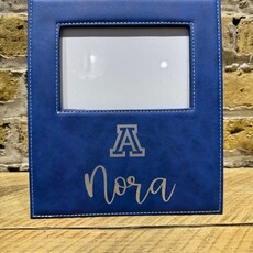 Personalized Frame - Leatherette - 4.25x7.87 Engraving area -