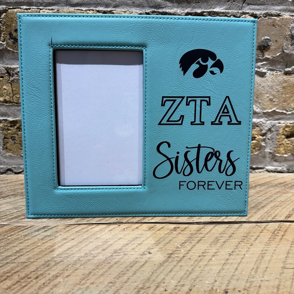 Personalized Frame - Leatherette - 4.25x7.87 Engraving area -