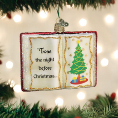 Ornament - Blown Glass - The Night Before Christmas