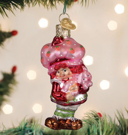 Ornament - Blown Glass - Strawberry Shortcake