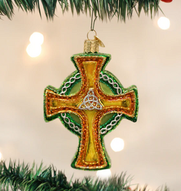 Ornament - Blown Glass - Trinity Cross