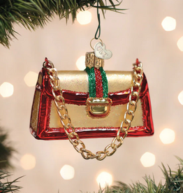 Ornament - Blown Glass - Fashion Purse