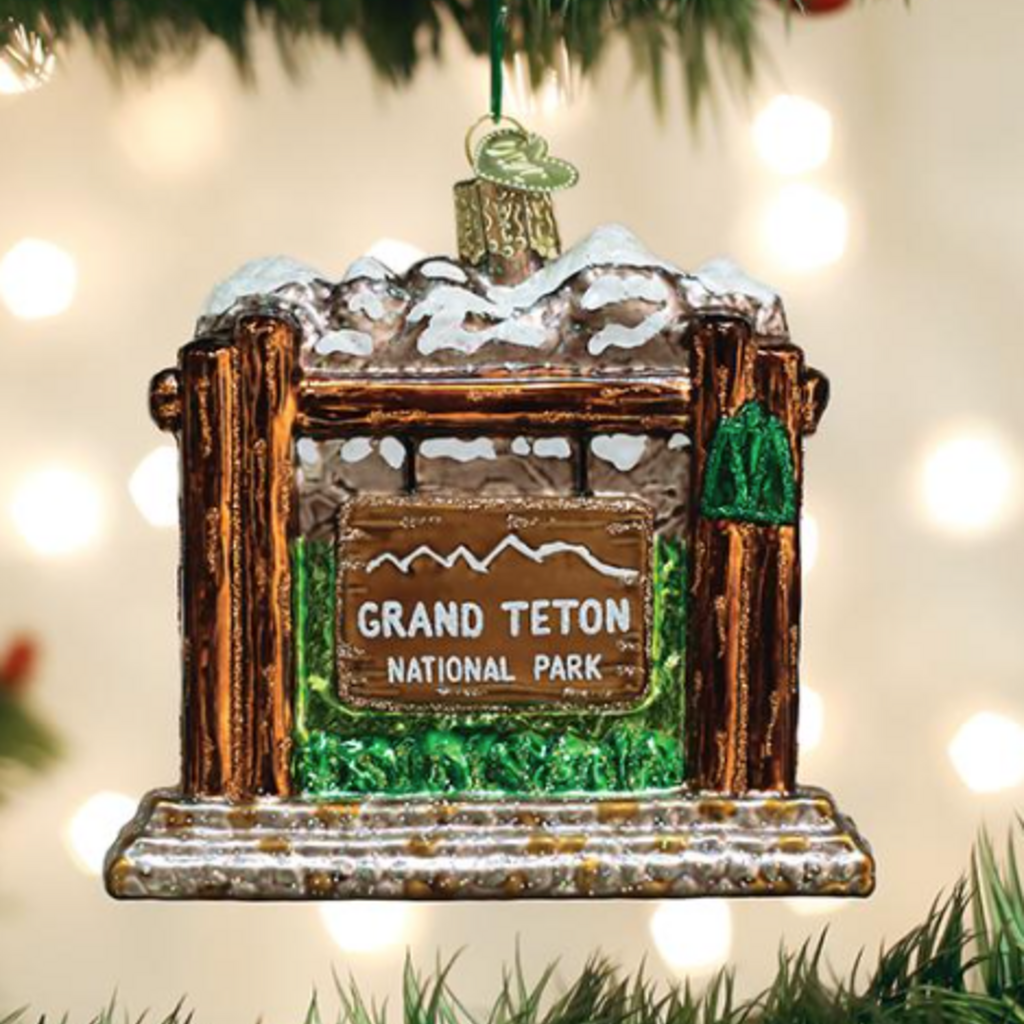 Ornament - Blown Glass - Grand Teton National Park