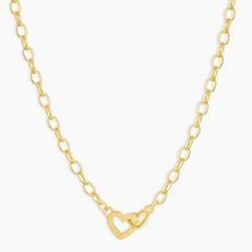Necklace - Parker Heart Mini - Gold