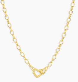 Necklace - Parker Heart Mini - Gold