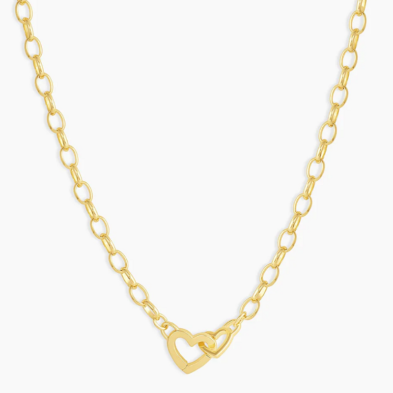 Necklace - Parker Heart Mini - Gold